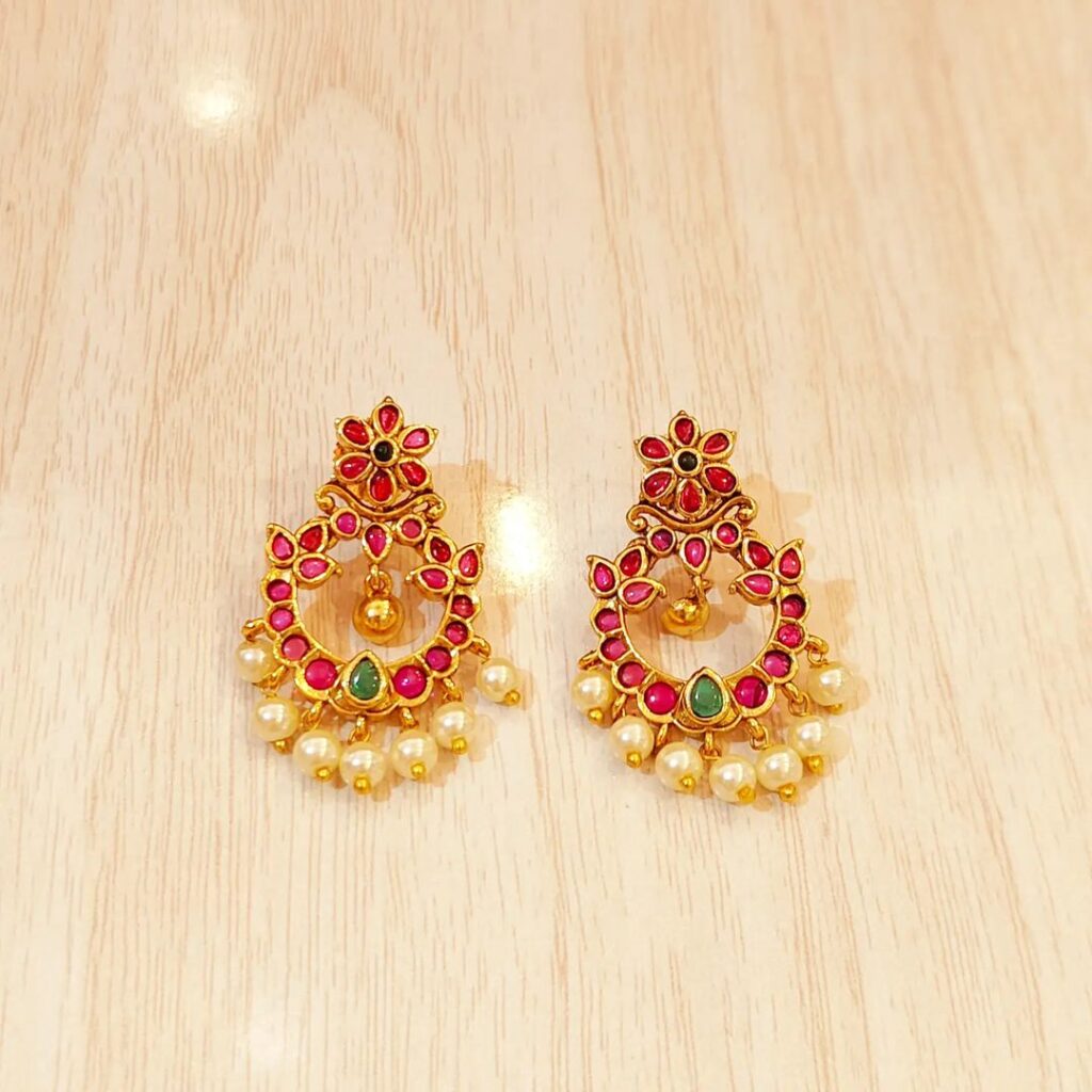 Chandbali earrings