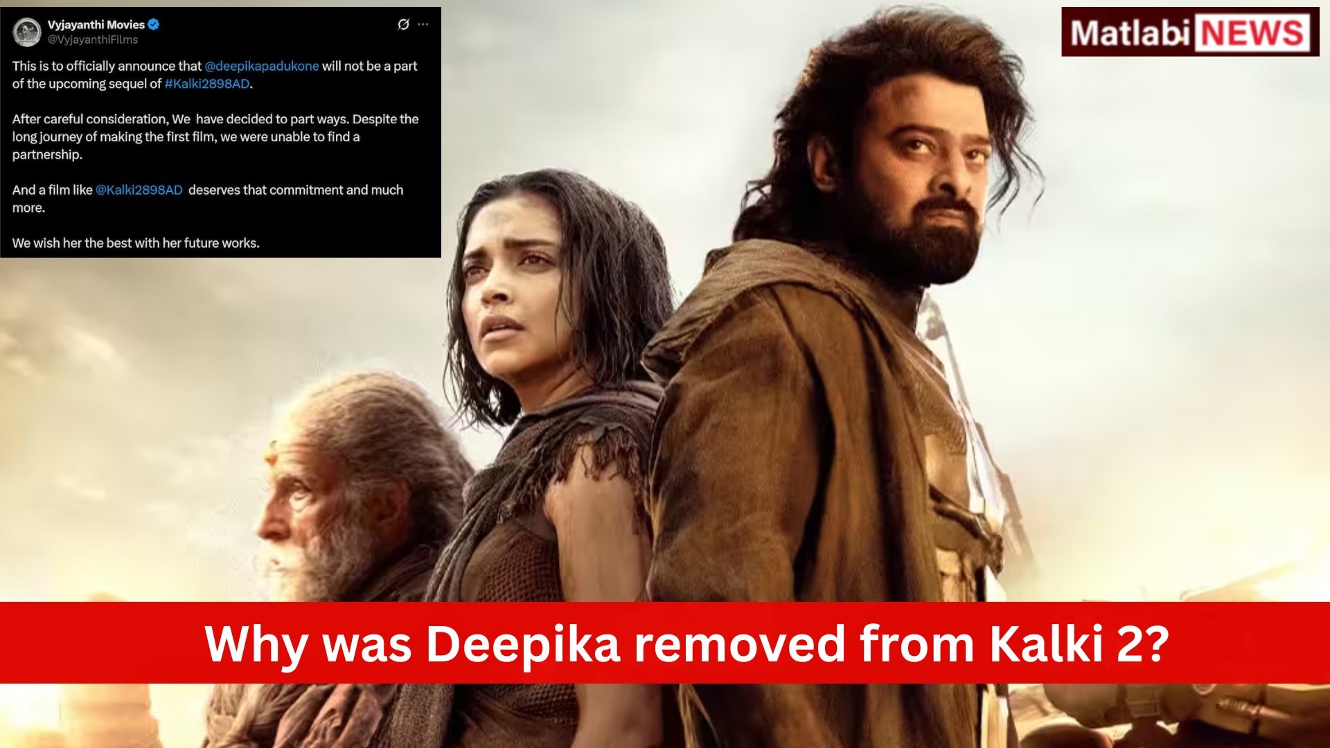 Deepika removed from Kalki 2