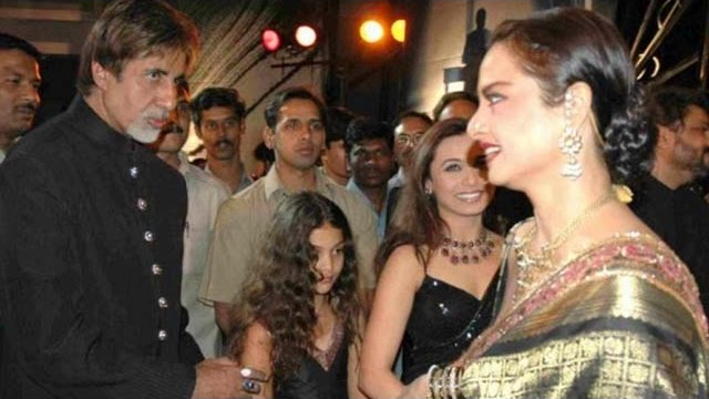 Rekha and Amitabh